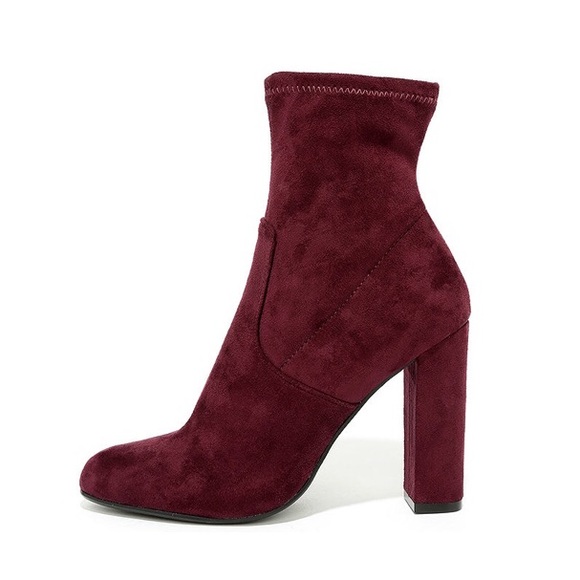 steve madden burgundy boots